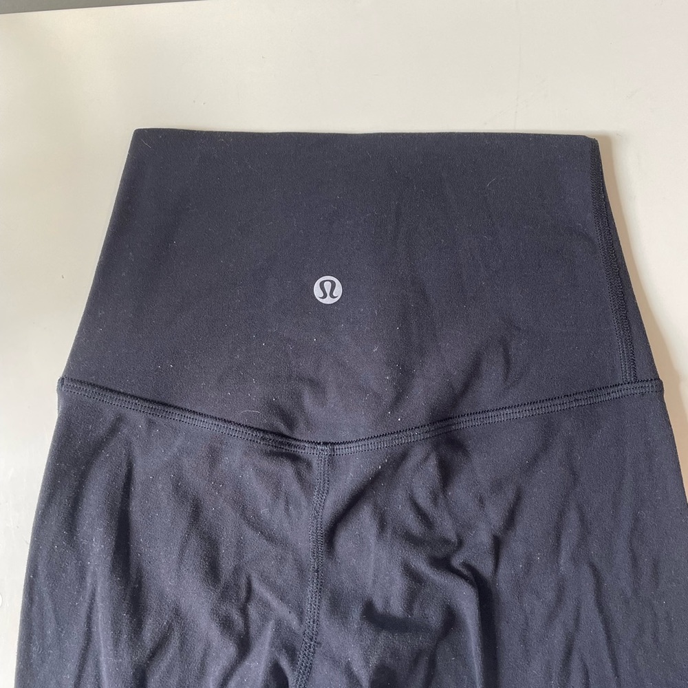 Lemon, black, align leggings, high 23”